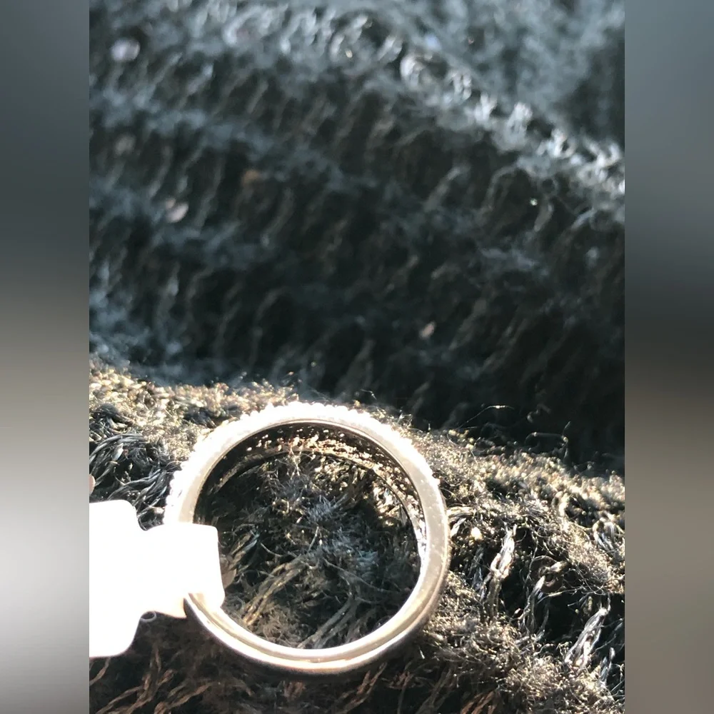 Austrian Crystal Silver Tone Ring - Picture 6 of 10